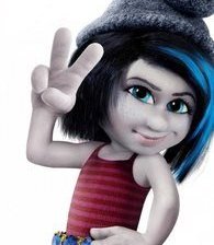 Схема вышивки «Смурфик Заноза»