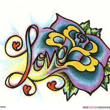 Схема вышивки «лотос любви1»