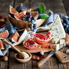 Схема вышивки «натюрморт с инжиром»