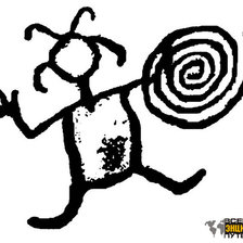 Схема вышивки «петроглиф»