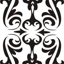 Схема вышивки «растительный орнамент»