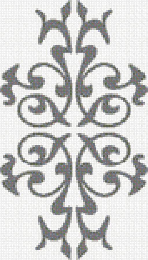 растительный орнамент - бордюр., орнамент, узор - предпросмотр