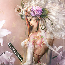 Схема вышивки «фея»