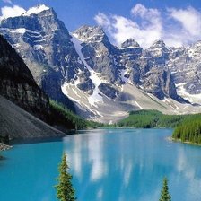 Схема вышивки «Канадский парк»