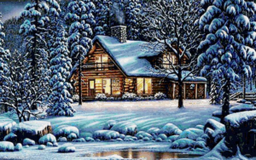 Зимний пейзаж - природа, пейзаж - предпросмотр