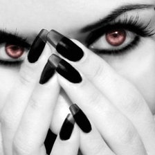 Схема вышивки «ее глаза»