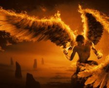 Схема вышивки «огненный ангел»