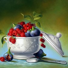 Схема вышивки «фруктовый натюрморт»