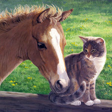 Схема вышивки «Друзья»