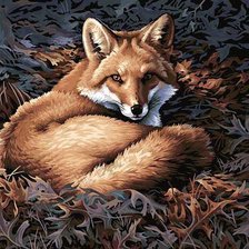 Схема вышивки «Лисичка»