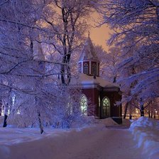 Схема вышивки «Церковь в Питере»