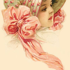 Схема вышивки «Винтажные дамы»