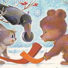 Схема вышивки «ретрооткрытки»