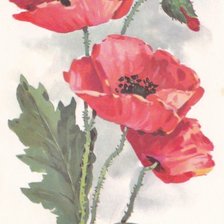 Схема вышивки «ретрооткрытки»