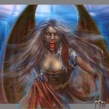 Схема вышивки «валькирия»