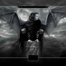 Схема вышивки «гаргулия»