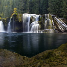Схема вышивки «водопад»