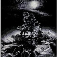 Схема вышивки «Луна»