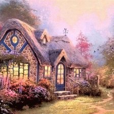 Схема вышивки «пейзаж»