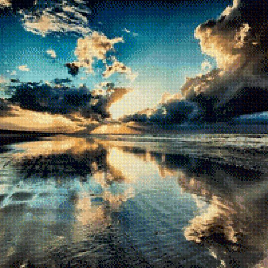 №690640 - облака, пейзаж, море - предпросмотр