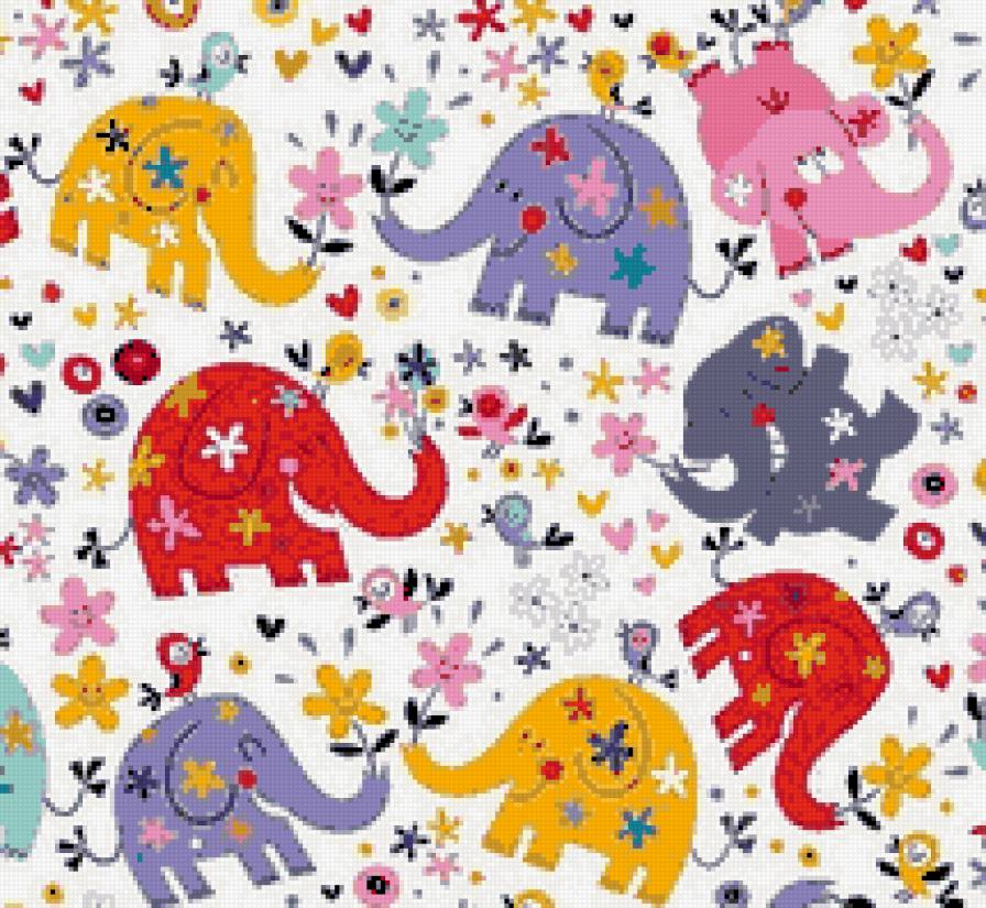 Веселые слоники 2 - предпросмотр