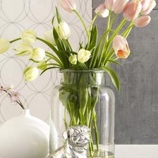 Схема вышивки «Тюльпаны»