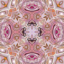 Схема вышивки «Подушка "Калейдоскоп"»