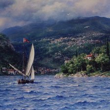 Схема вышивки «средиземноморь»