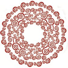 Схема вышивки «Затейливый узор»