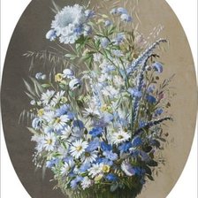 Схема вышивки «полевые цветы»