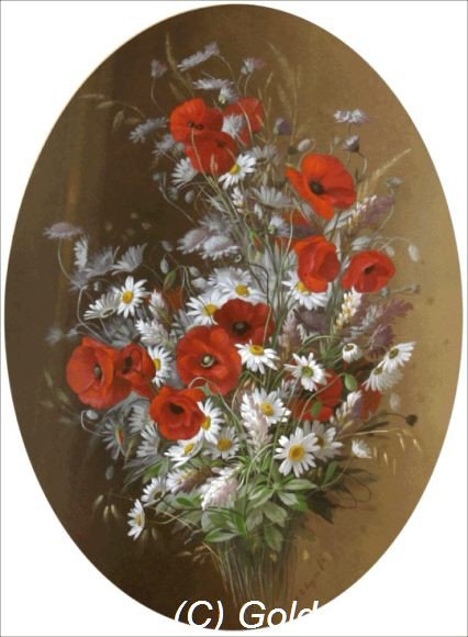 маки и ромашки - оригинал