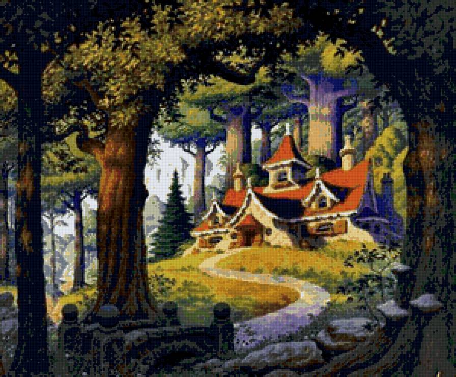 пейзаж - пейзаж, природа, дом - предпросмотр