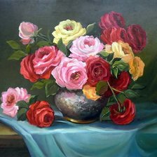 Схема вышивки «цветы»