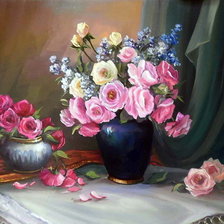 Схема вышивки «цветы»