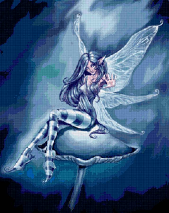 в голубых тонах - предпросмотр