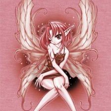 Схема вышивки «Розовая фея»