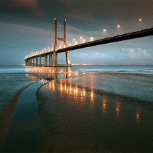 Схема вышивки «мост»