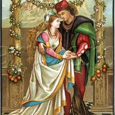 Схема вышивки «Принц и принцесса»