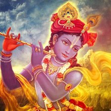 Схема вышивки «Кришна»