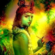 Схема вышивки «Кришна»