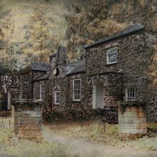 Схема вышивки «дом»