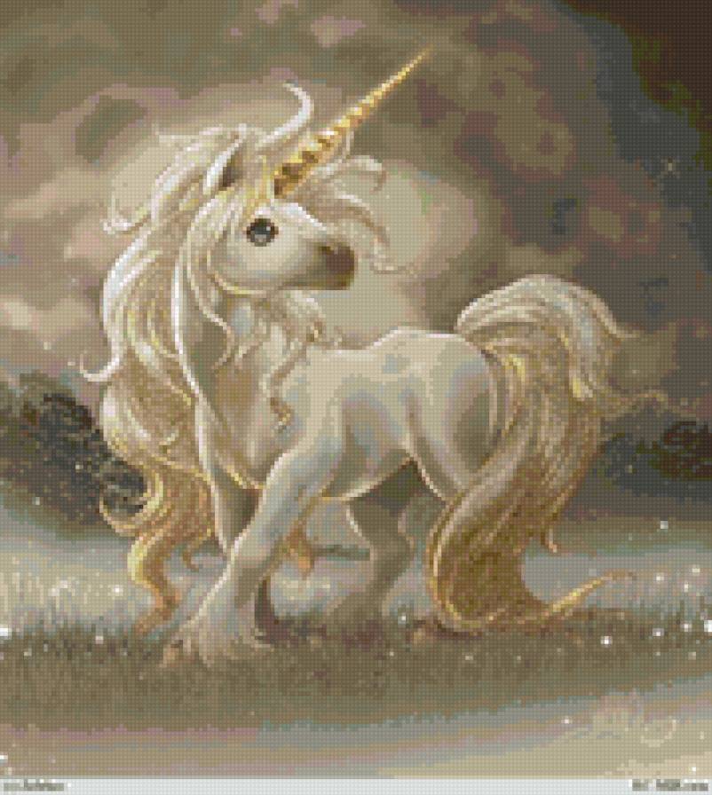 Единорог - миф, фантастика, фэнтази - предпросмотр