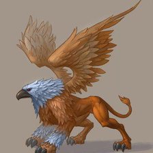 Схема вышивки «грифон»