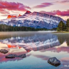 Схема вышивки «Горы»