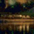 Предпросмотр схемы вышивки «вечерний пейзаж города» (№693084)