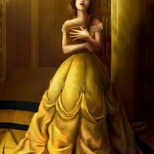 Схема вышивки «Бэлль (фан-арт)»