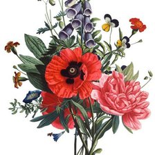 Схема вышивки «букет»