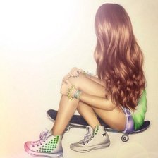 Схема вышивки «незнакомка»