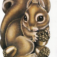 Схема вышивки «лесная жительница»