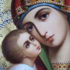 Схема вышивки «богородица»